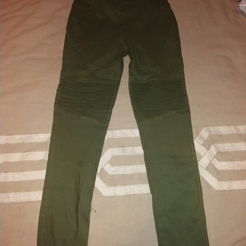 Olive Green Jeggings